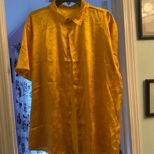 XL Floral Print velvet shirt